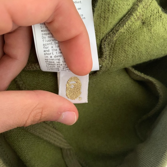 Bape / A Bathing Ape Green Shark Size Small - Picture 6 of 7